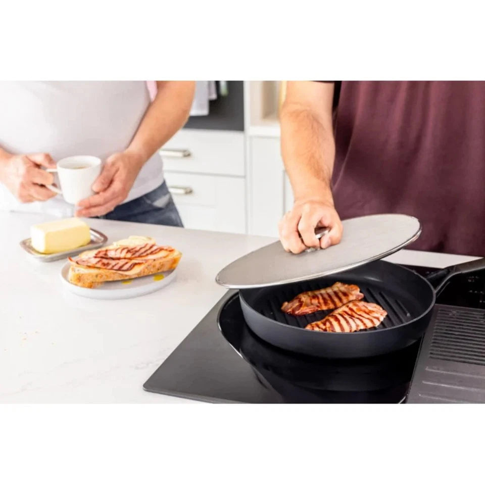 KitchenAid Odour Absorbing Splatter Guard 30cm  | Grease Splatter Protector| Heat‑Resistant  |