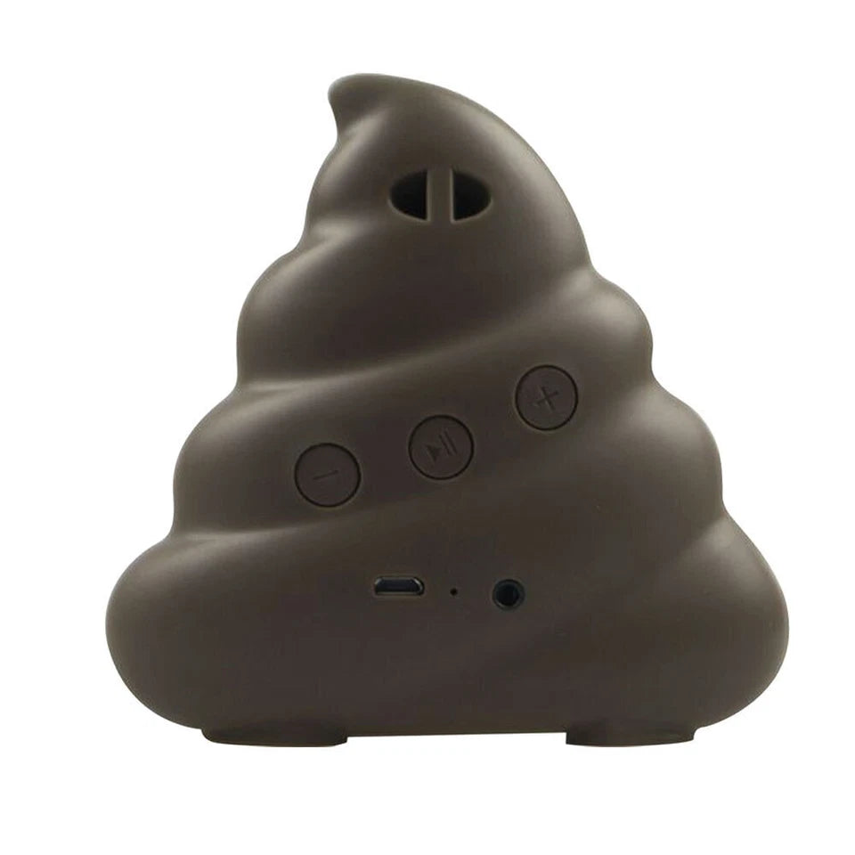 Jam Bluetooth Wireless Speaker w/Mic | Choc Swirl Poop Emoji | Suitable for iPhone/Galaxy