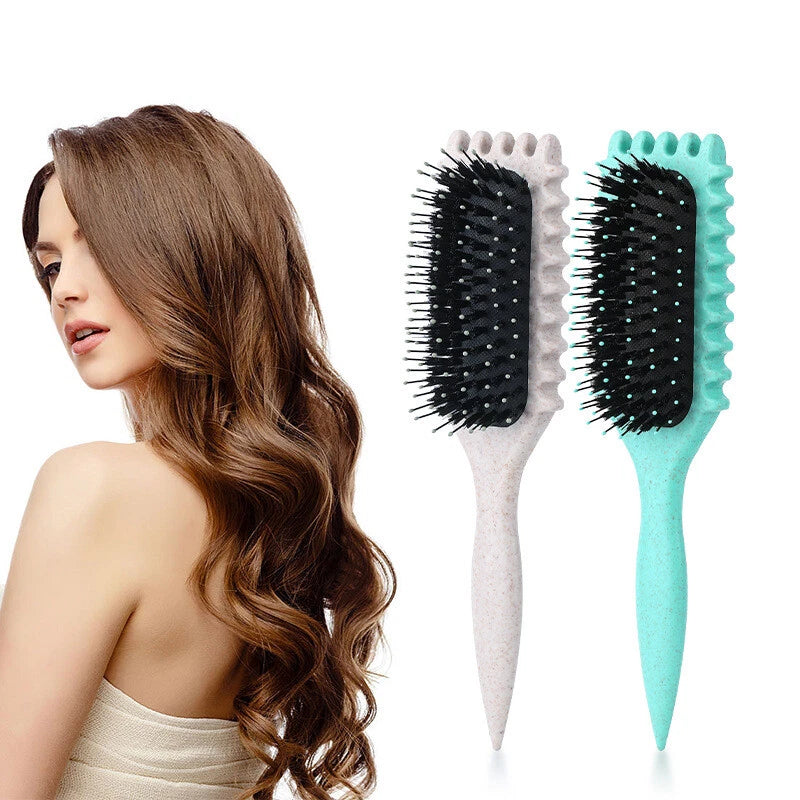 Curl Define Styling Defining Brush Hair | Purple Stylishing Tool Curl Bounce Brush