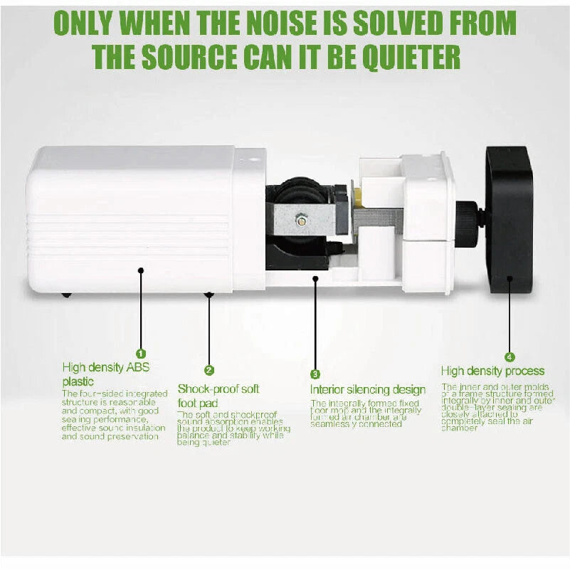 Aquarium Oxygen Pump | Aqua Fish Tank Pond Air Bubble | Disk Stone Aerator 2 Outlets | 15hPa pressure output | Suitable for Freshwater & Saltwater Aquariums