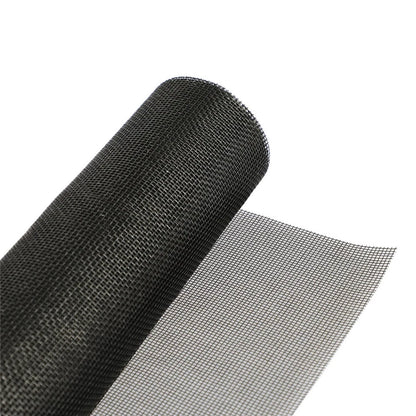 Insect Screen Mesh 100FT /30M | Fiberglass Insect Mesh Roll | Flywire Bug and Insect Screen | Net Mesh Black/ Grey