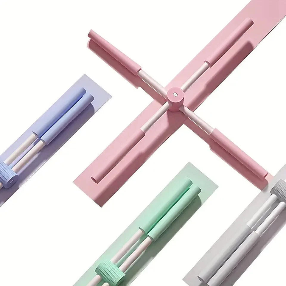 Adjustable Yoga Body Stick | Open Shoulder Standing Posture Corrector | Open Back | Pink