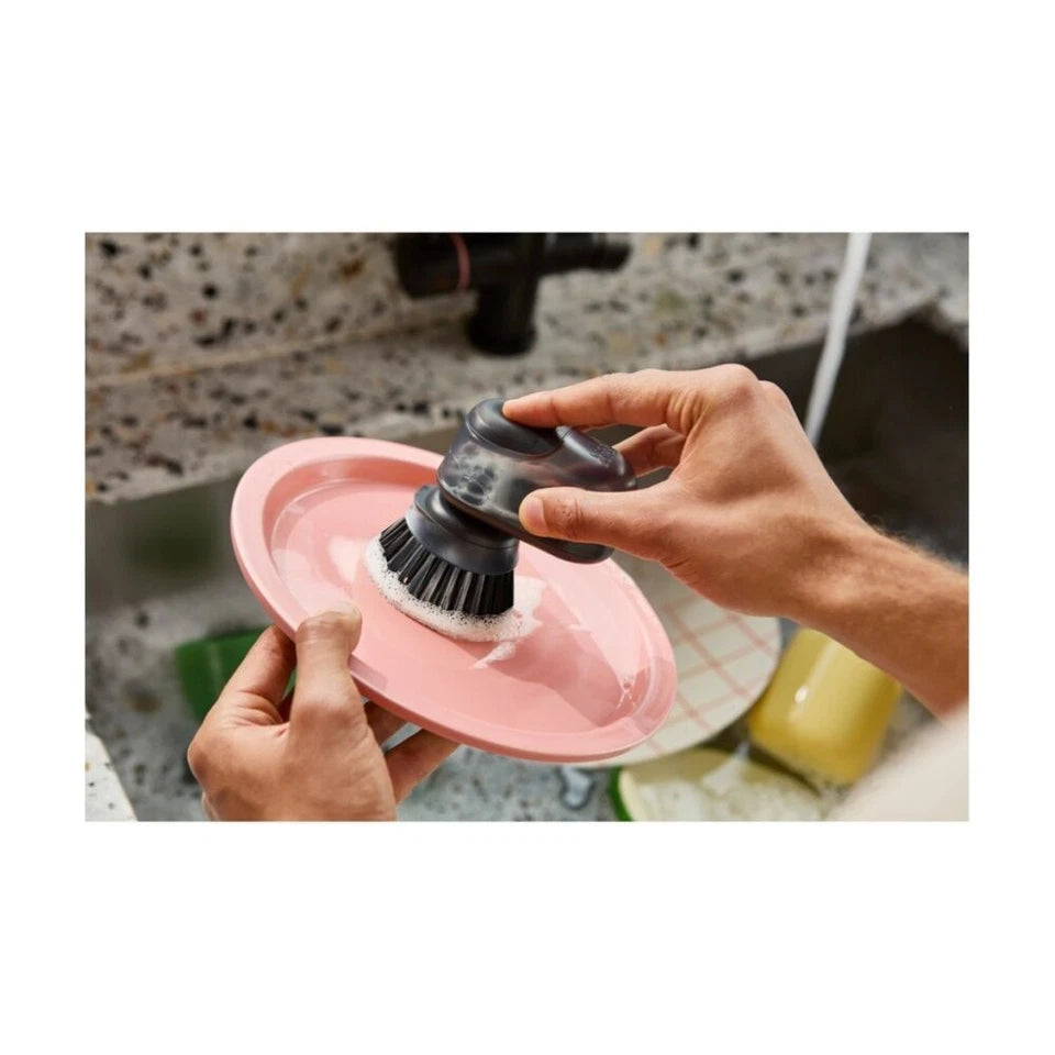 Joseph SinkTech Soap Dispenser Palm Brush With Stand Graphite
