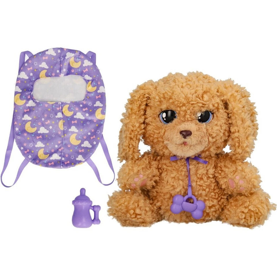 Baby Paws Love & Care Labradoodle Plush Toy w/ Sounds & Reactions Kids 4y+