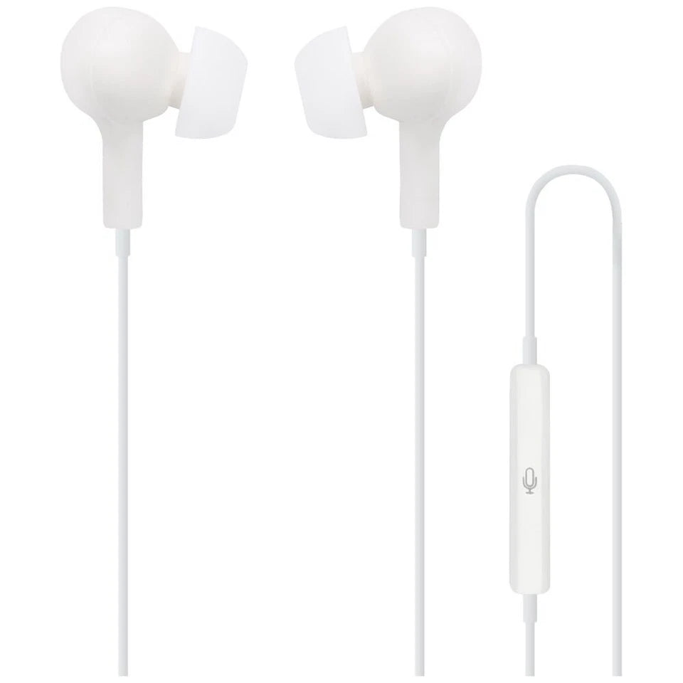 Moki Wired USB-C Connect Inner Ear Earphones W/ Mic & Control White