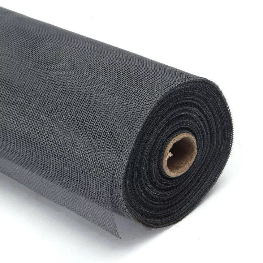 Insect Screen Mesh 100FT /30M | Fiberglass Insect Mesh Roll | Flywire Bug and Insect Screen | Net Mesh Black/ Grey