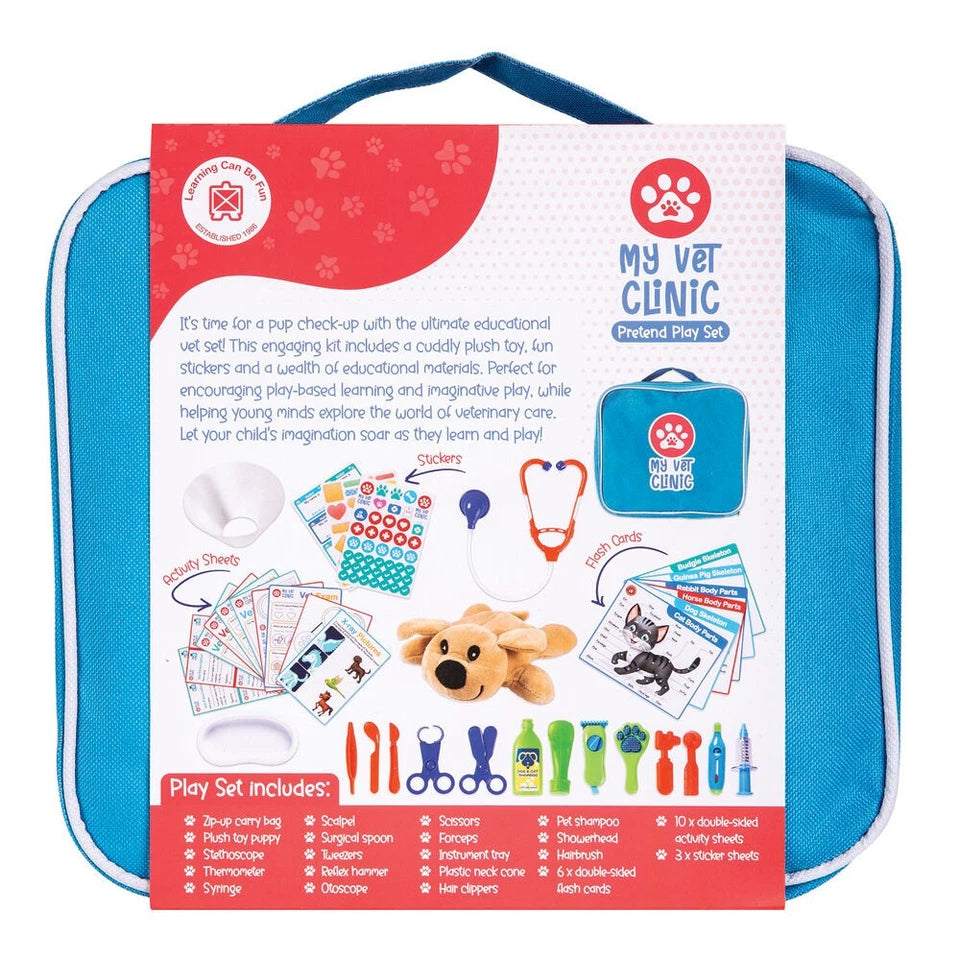My First Vet Set | Kids Pretend Play Toy Blue | Learning Can Be Fun