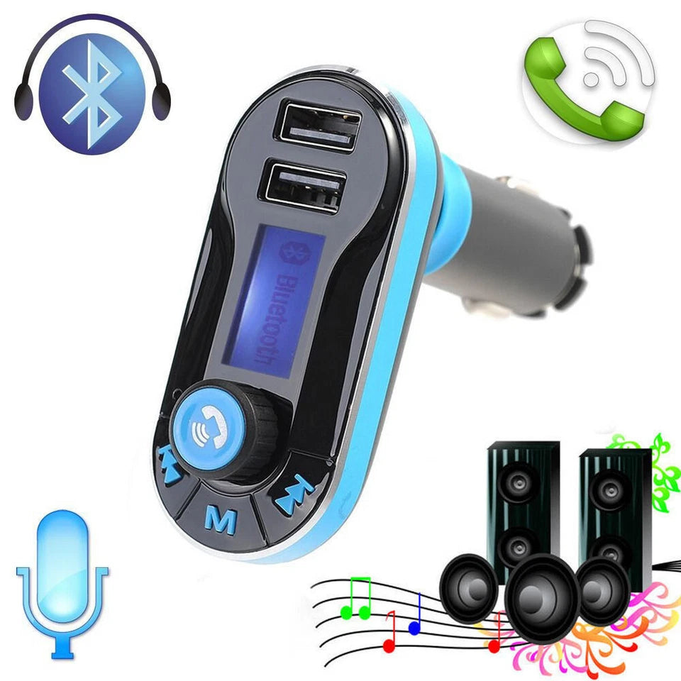 Baseus Handsfree Wireless Bluetooth | Car FM Transmitter | MP3 Player USB Charger AU