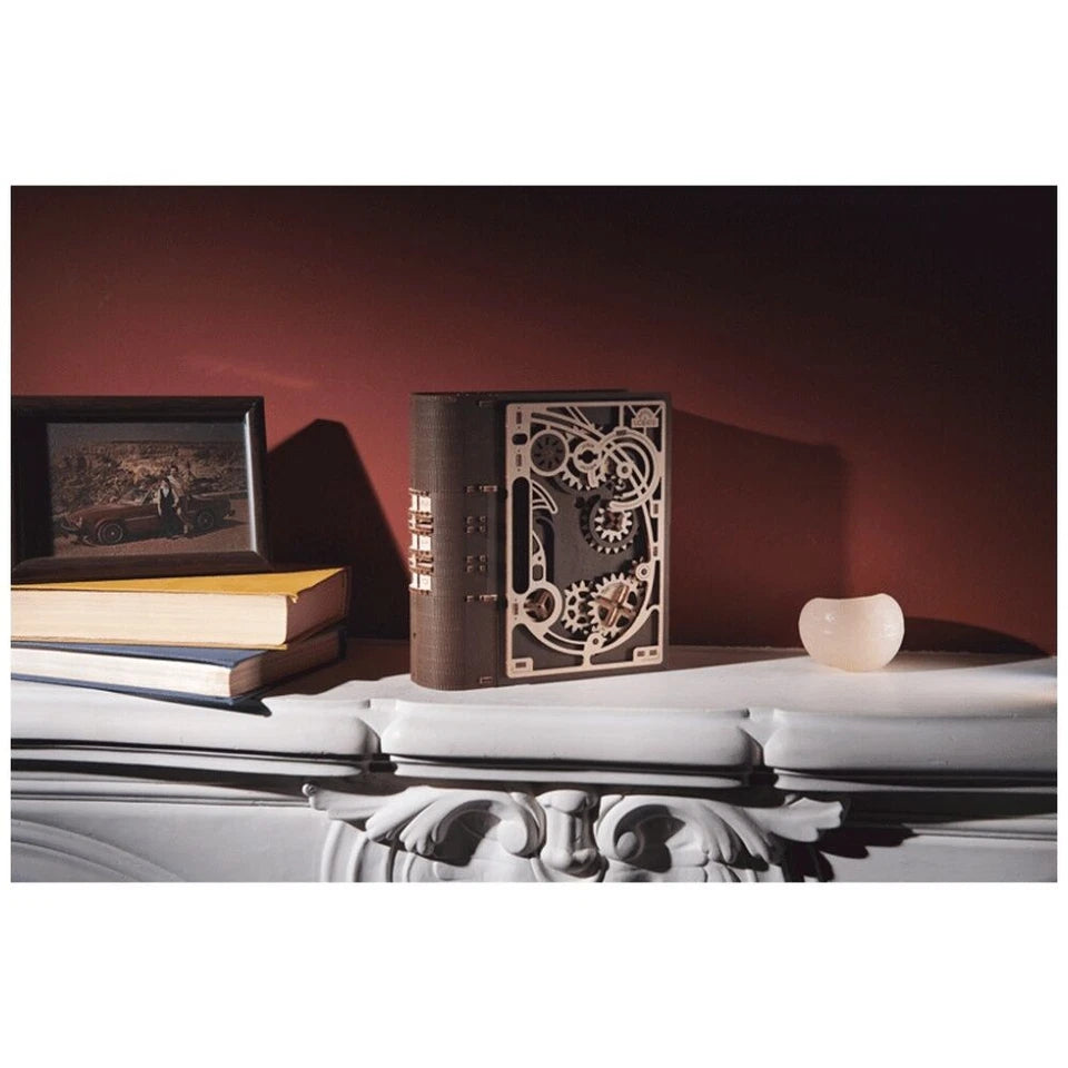 UGears Book of Secrets Mechanical 3D Wooden Puzzle Locking Box 263pc 14y+