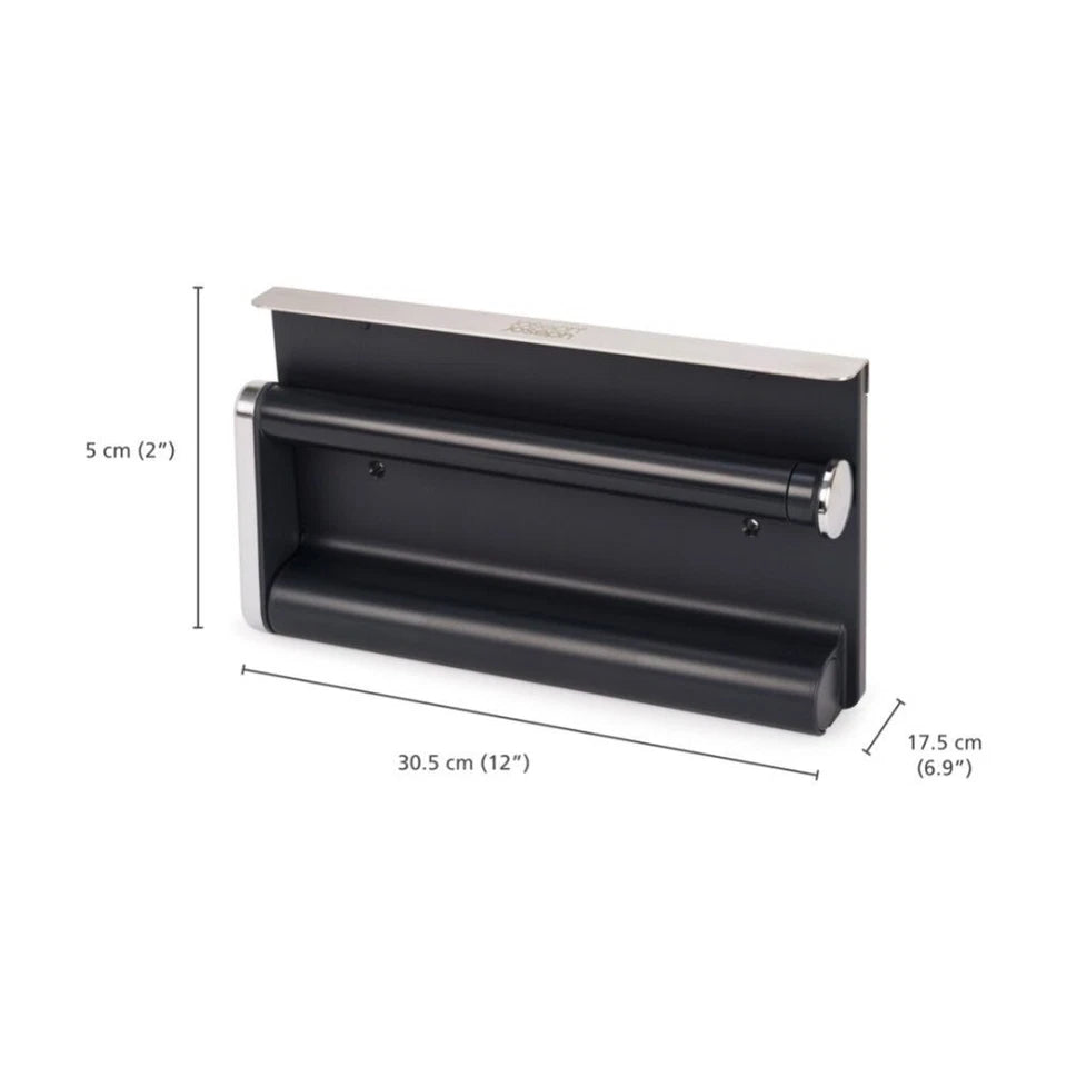 Joseph Roll Grip Easy Tear Under Shelf Paper Towel Roll Holder Steel