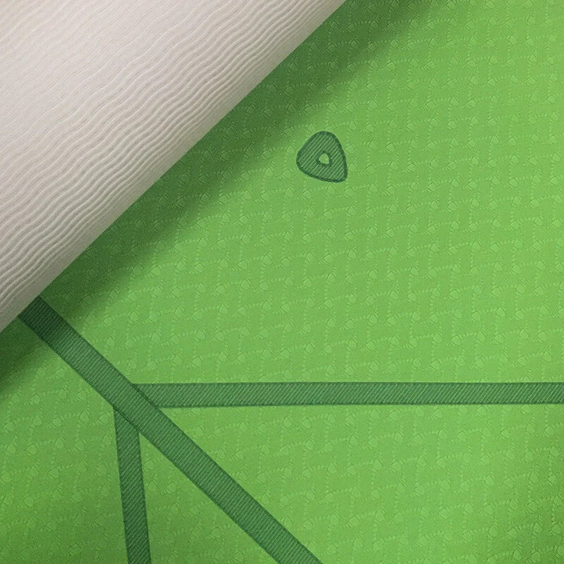 TPE Yoga Mat | Exercise Fitness | Gym Pilates | Non Slip Dual Layer | Eco Friendly