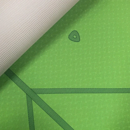 TPE Yoga Mat | Exercise Fitness | Gym Pilates | Non Slip Dual Layer | Eco Friendly