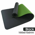 TPE Yoga Mat | Exercise Fitness | Gym Pilates | Non Slip Dual Layer | Eco Friendly