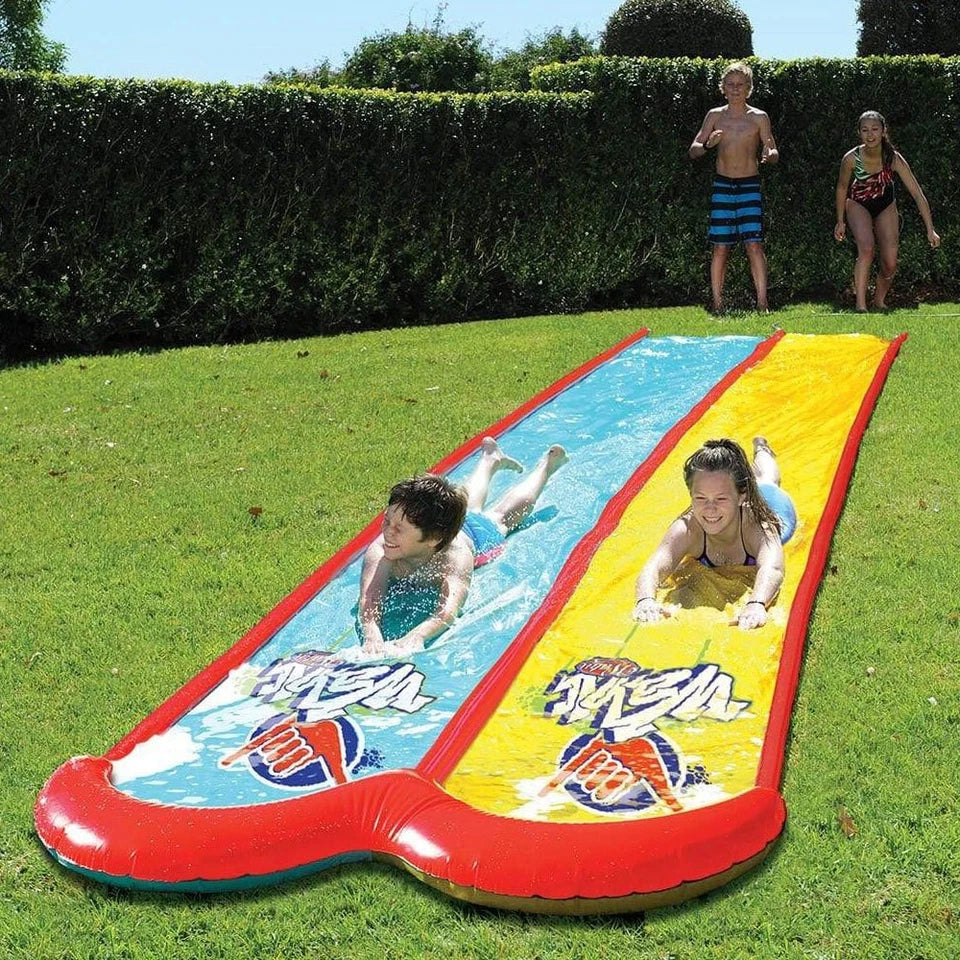 Wahu 7.5m Inflatable Water Mega Slide Kids/Children 6y+ Outdoor Fun Garden Toy