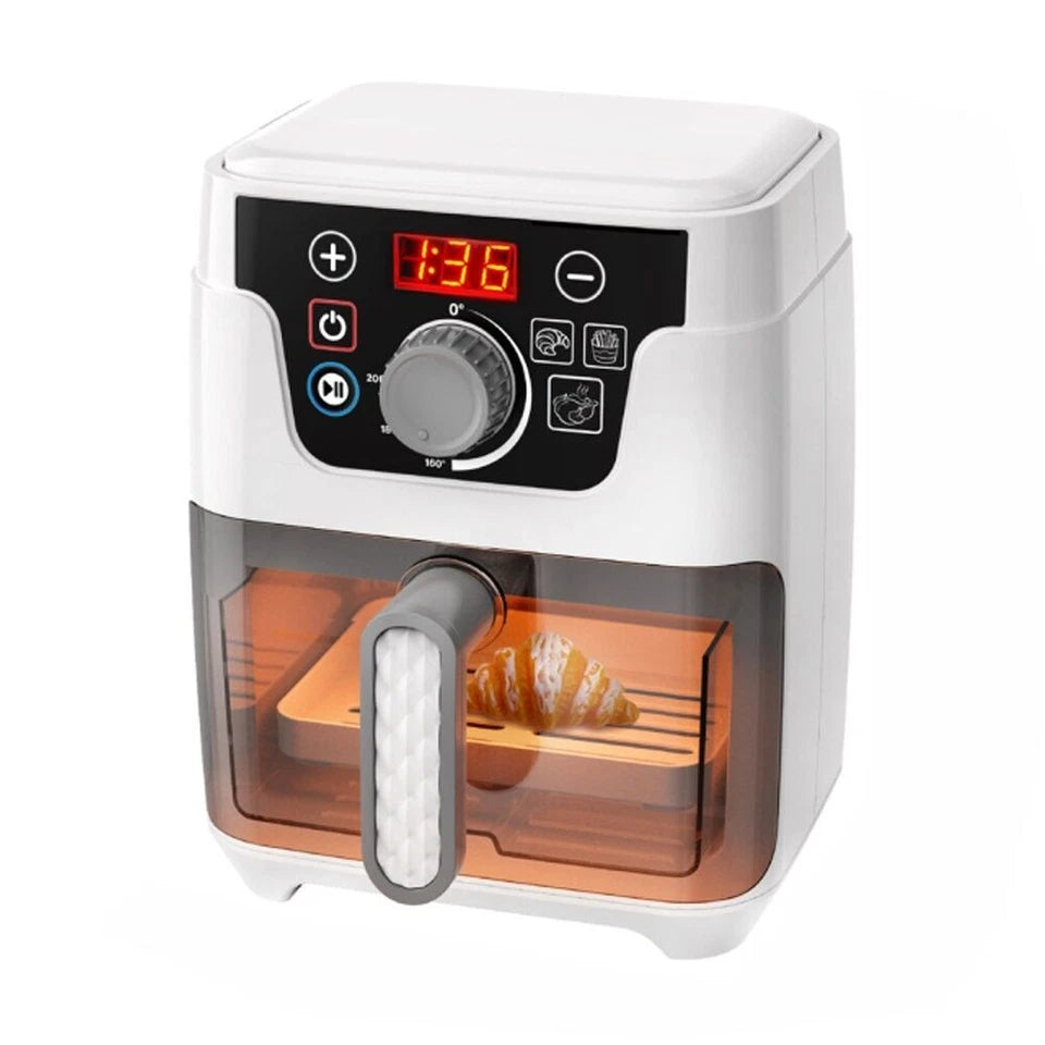 Childrens Pretend Play Kitchen|  Electronic Air Fryer Set 3Y+ | Electronic Airfryer Toy |