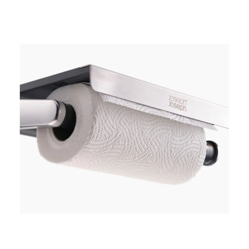 Joseph RollGrip Easy Tear Under Shelf Paper Towel Roll Holder Steel
