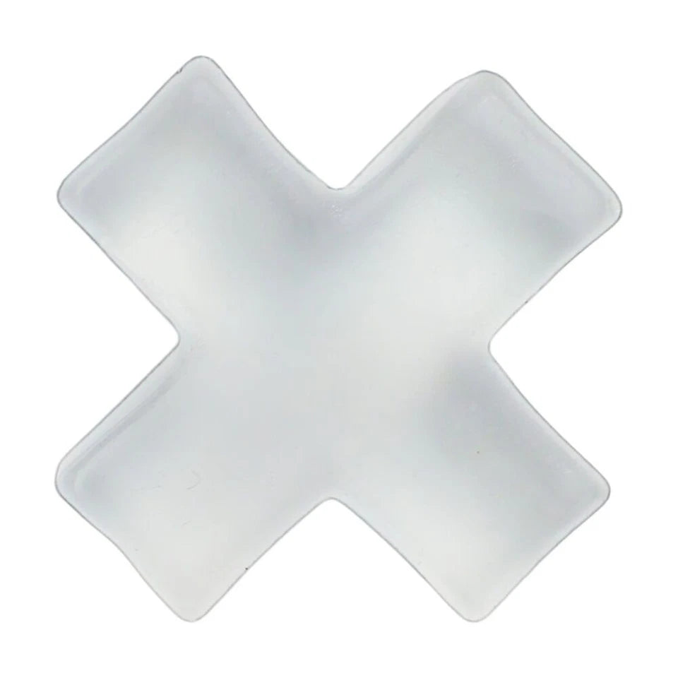 Karson Glass 9pc Tic Tac Toe | Classic Board Game Set | Stylish & Modern Frosted Glass