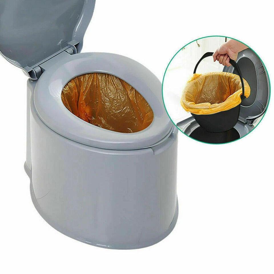 Outdoor Portable Toilet | 6L Capacity Camping Potty | Caravan Travel Camp Boating Tent Hiking | Durable  polyethylene