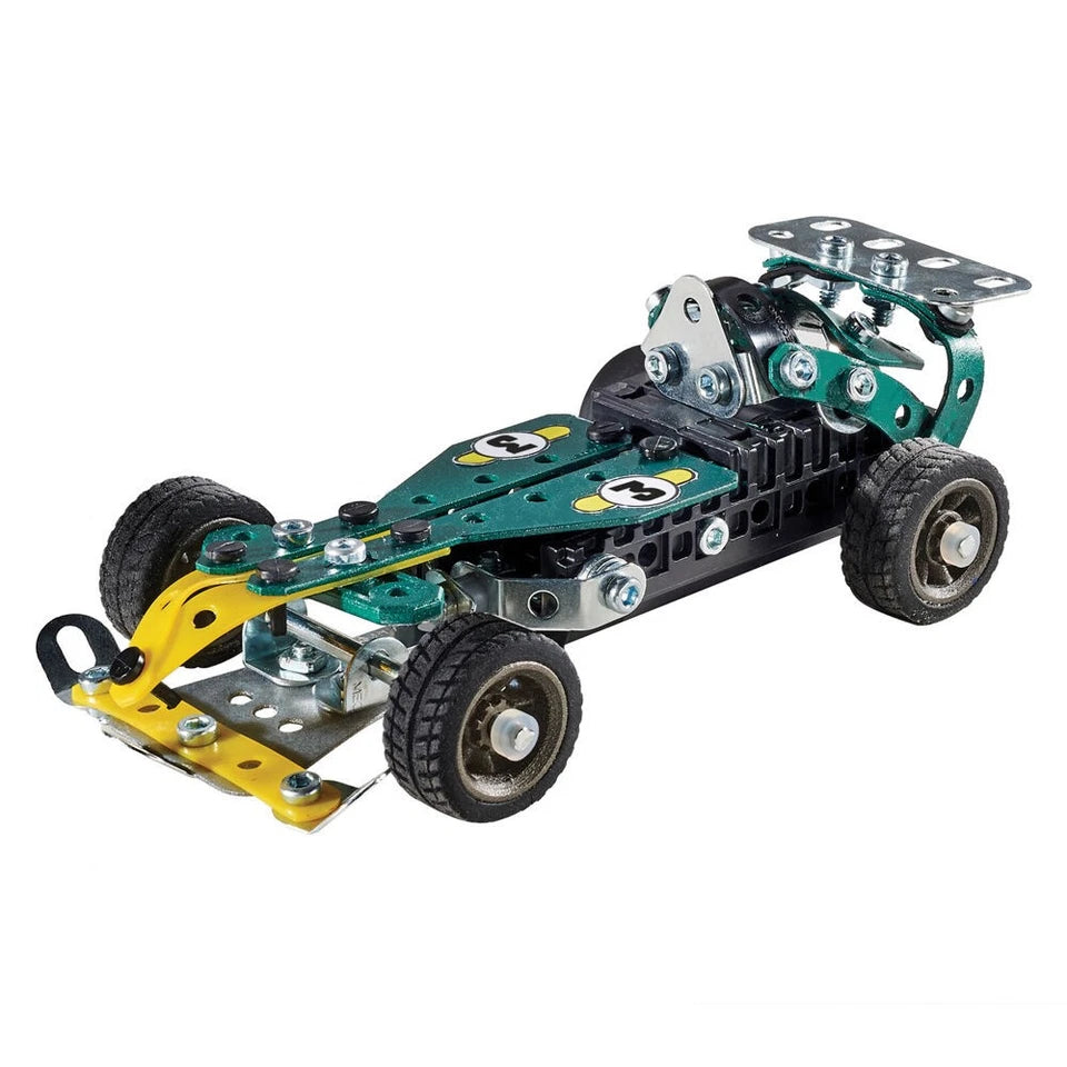 174pc Meccano 5-in-1 | Multi Model Roadster | Childrens Building Set 8Y+ | Lego Like
