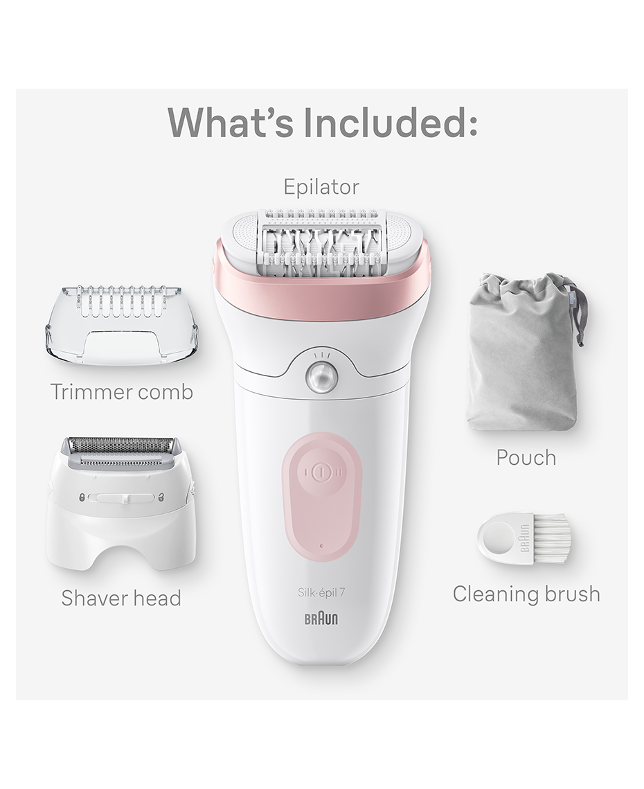 Braun Silk-épil 7 Epilator with 3 Extras