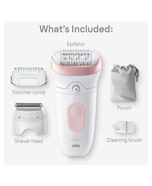 Braun Silk-épil 7 Epilator with 3 Extras