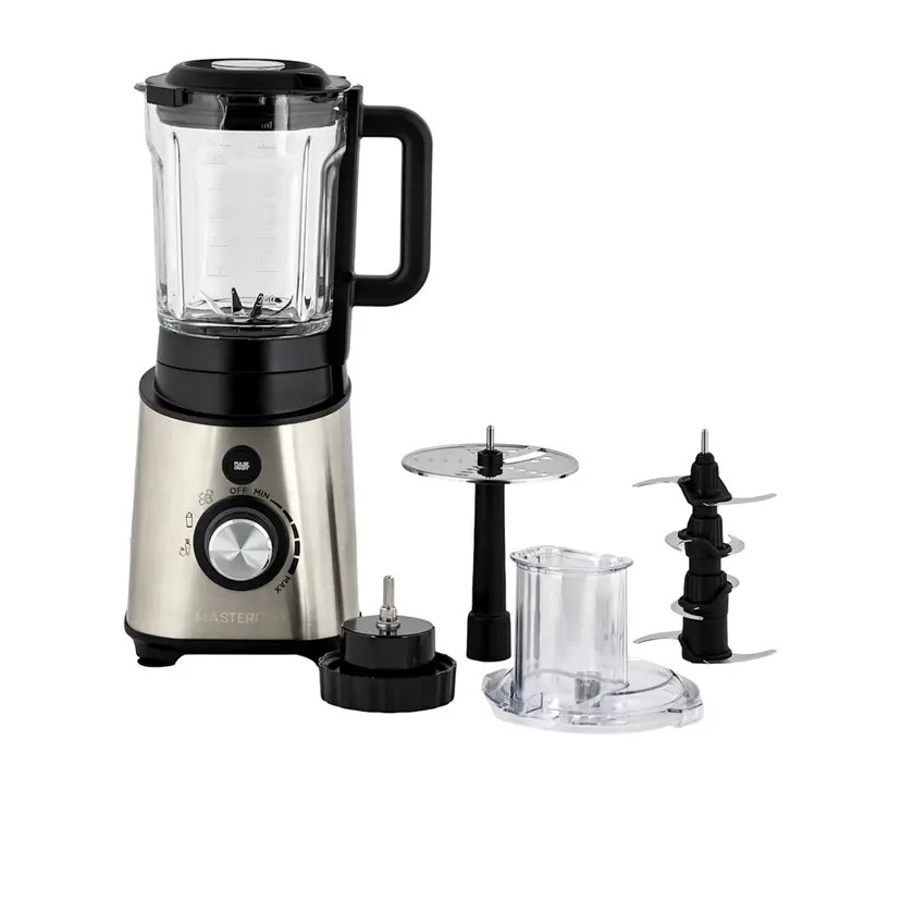 MasterPro Premium Multi Food Processor | Food Blender | Stainless Steel | Chopping/Blending/Shredding and Slicing