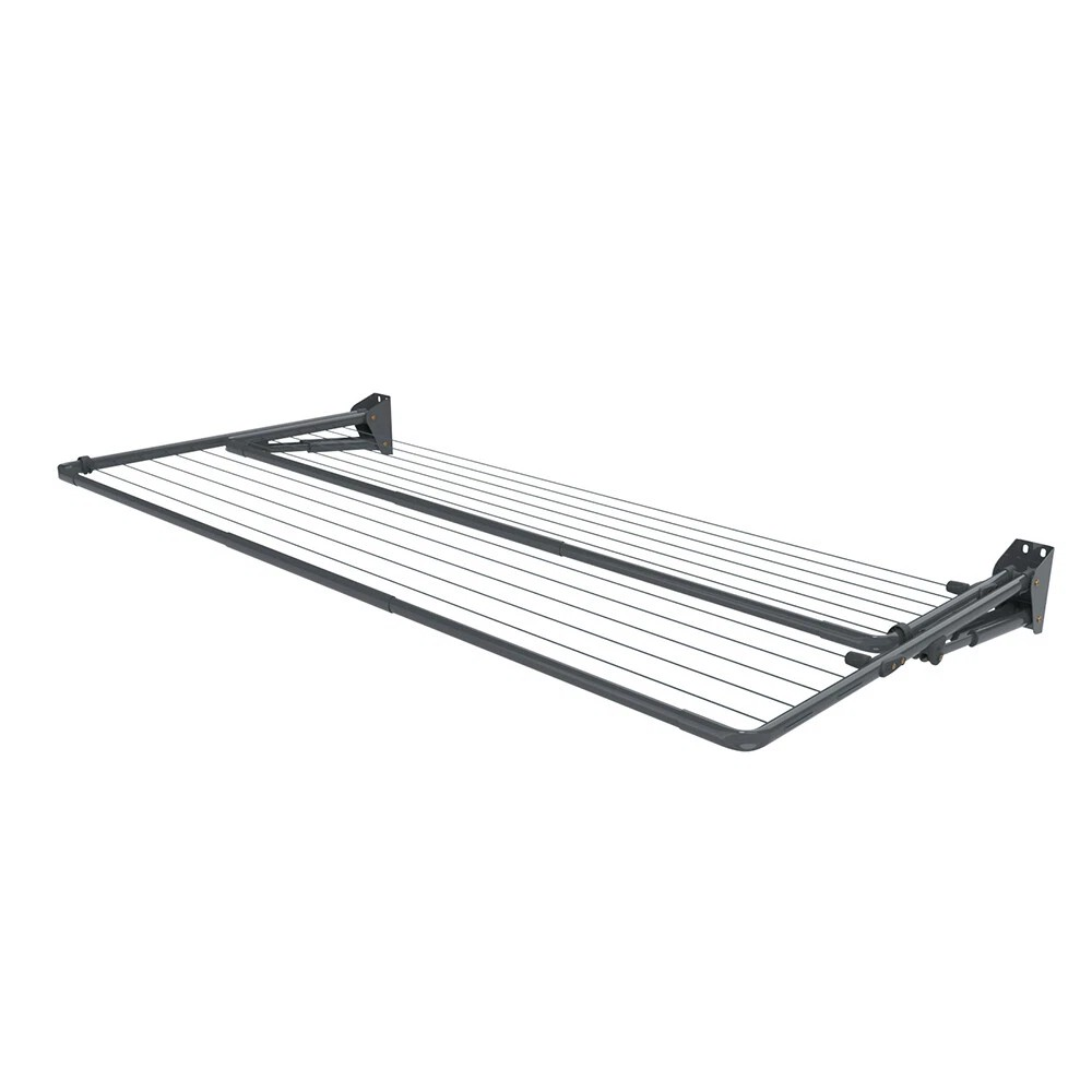 Hills Double Outdoor Folding Frame Steel Clothes Rack 26m Drying Space Monument