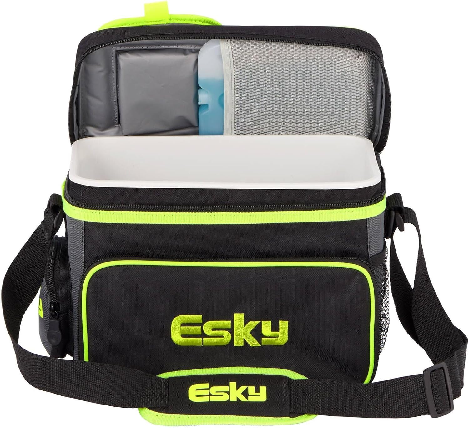 Esky 16 Can Hybrid Cooler with Ice Brick | Portable Drinks Beer Beverage Cooling Bag Hard Shell