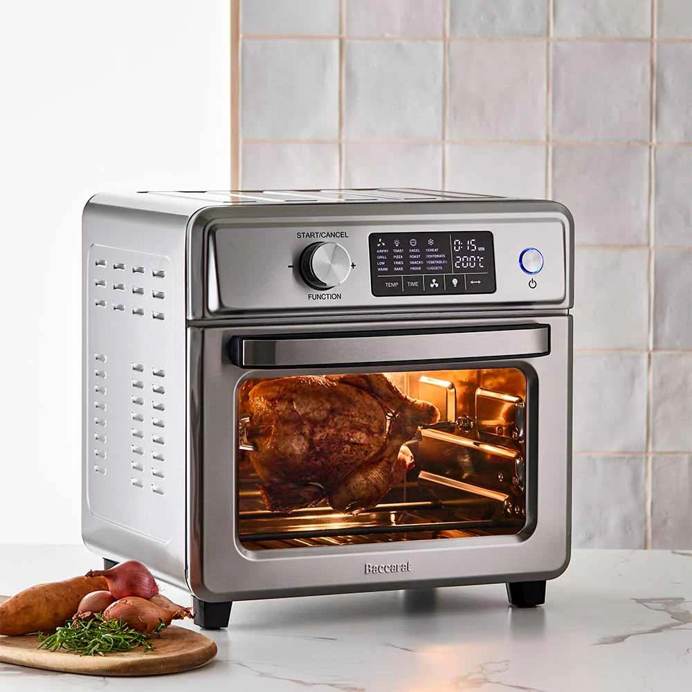Baccarat Ultimate XL Air Fryer & Oven | Kitchen Benchtop 20L Dehydrator | Electric Rotisserie Oven