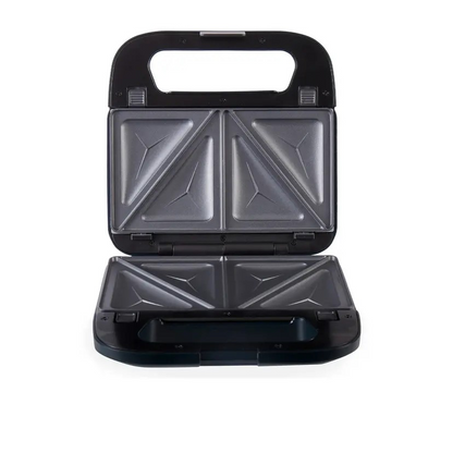 Davis & Waddell 2 in 1 Electric Non Stick Jaffle Maker & Grill | Matte Black | Grilled Sandwich Maker | Non-Stick Plates | Meat Searer