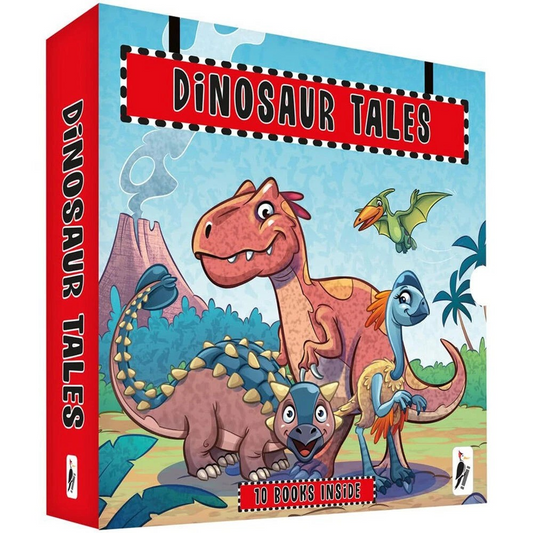 Dinosaur Tales | 10-Book Box Set | Kids Story Collection by Woodpecker Books 5y+ | Imaginative Stories |Early Readers