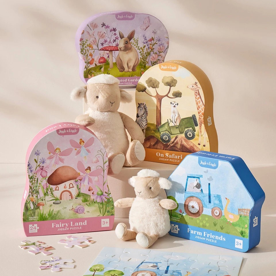 Jiggle & Giggle Outback Buddies Jigsaw Puzzle | Play Kids | Children Toy 24Pcs
