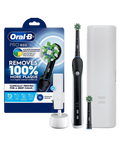 Oral-B Pro 800 Electric Toothbrush – Black | Travel Case Included | Pressure Sensor & Timer