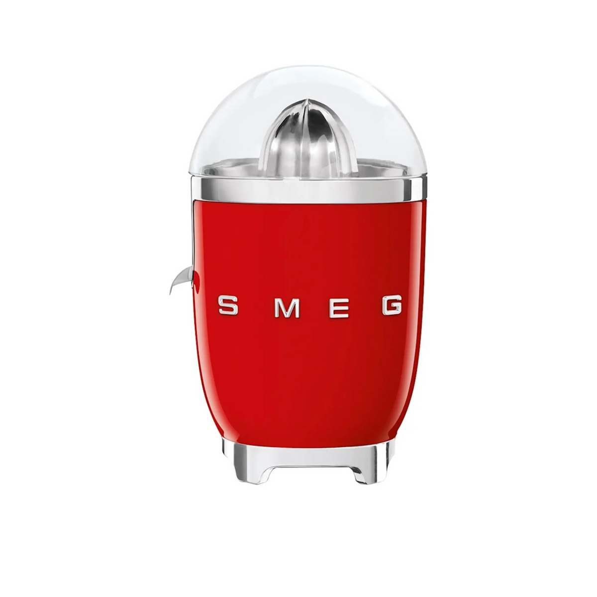 Smeg Vintage Retro Citrus Juicer Red | 70W Motor | Stainless Steel | Non-Drip Spout | BPA Free Kitchen Appliance Juicing Machine
