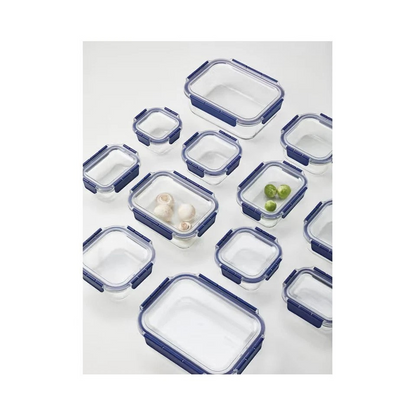 Glass Airtight Food Storage | 9 Pc Starter Set | Top Class Lock'nLock Container