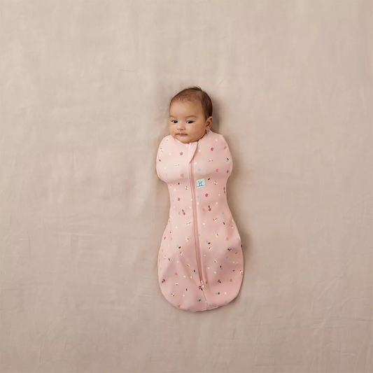 Ergopouch baby/Infant Cocoon Swaddle Bag Tog 1.0 Size 3-6 Months Daisies Print