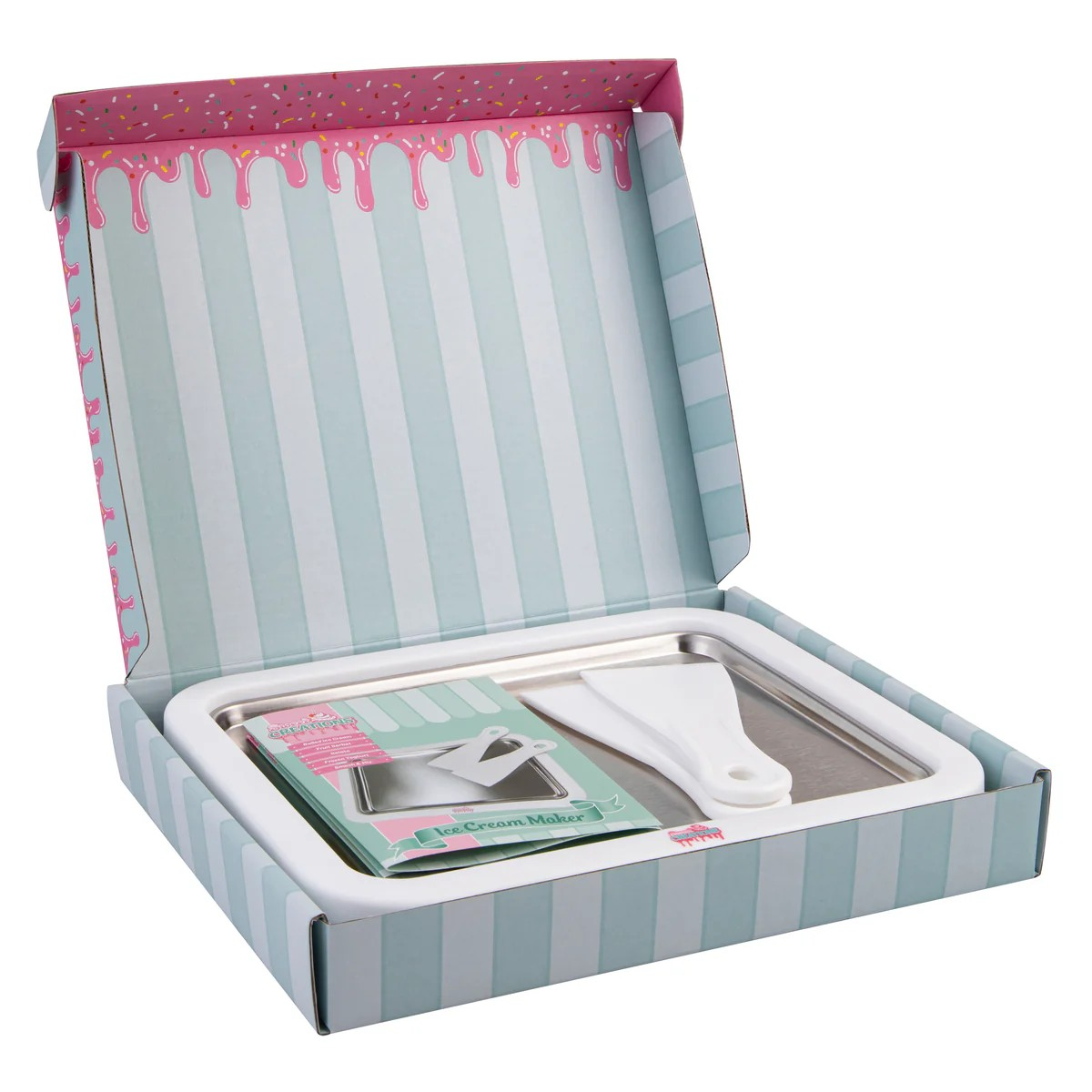 Ice Cream Making Tray | Fruit Sorbet Gelato Maker Smash & Mix Maker | Frozen Yogurt | BPA Free