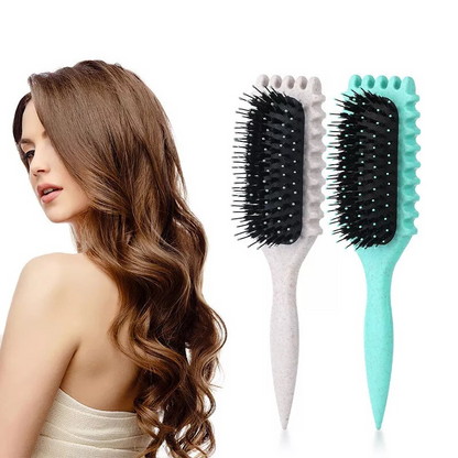 Women Curl Brush | Define Styling Defining Hair Brush | Stylizing Tool Curl Bounce Brush | Suitable for all hair types | Hair Detangler