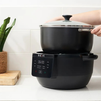 Instant Superior Slow Cooker 7.1L | slow cook, steam, sauté, sear and keep food warm | Four cooking functions in one