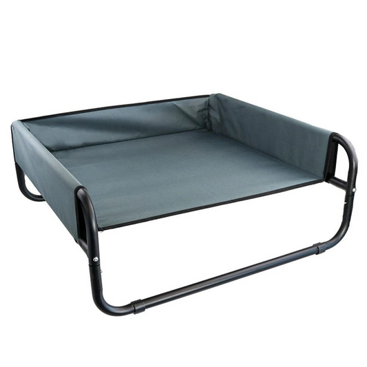 Paws & Claws | 85cm Heavy Duty Elevated | High Walled Dogs/Pets Durable Bed Large