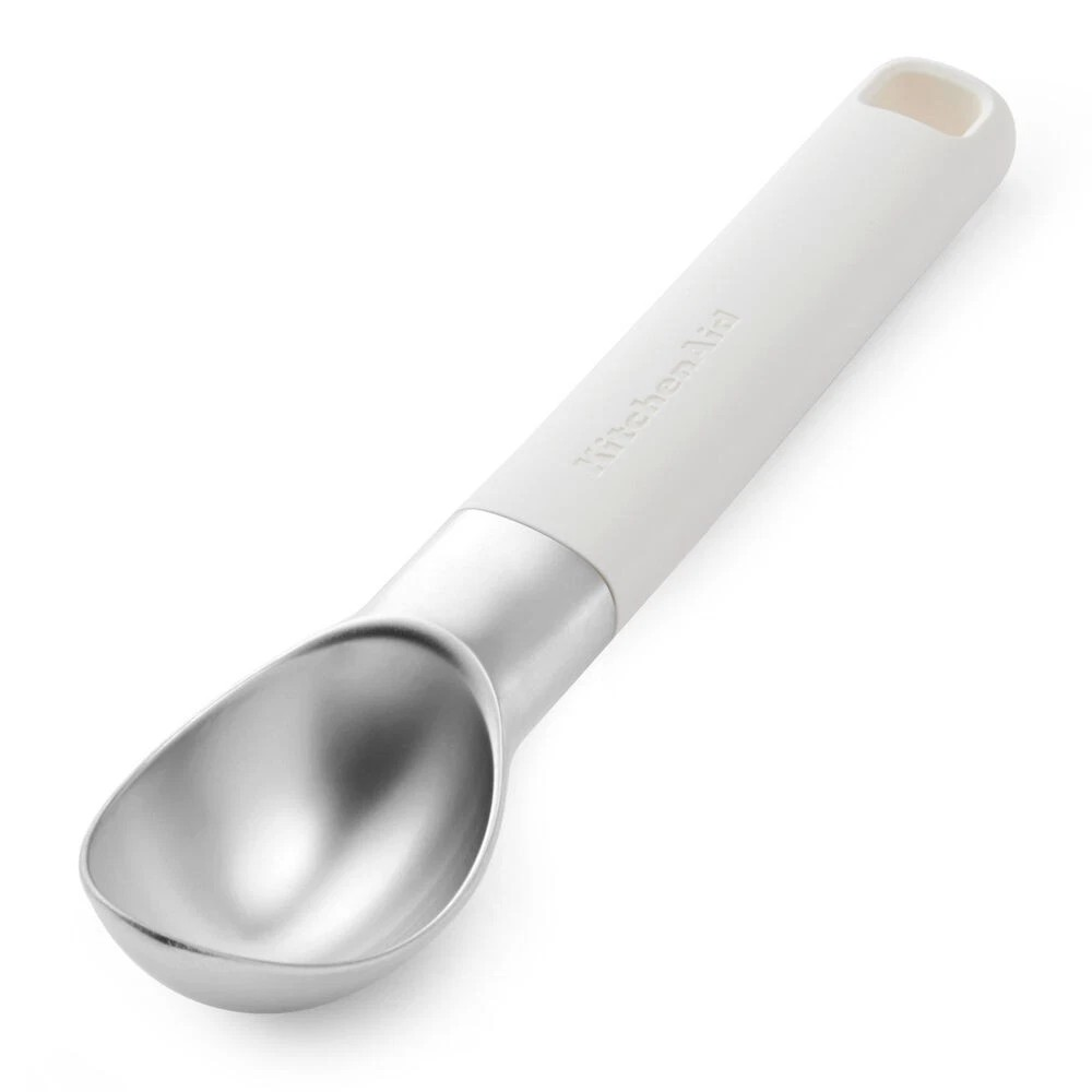 KitchenAid Classic Metal Ice Cream Scooper | Cooking Utensil Porcelain White