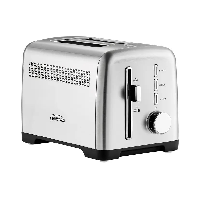 Sunbeam 2 Slice Toaster | Stainless Steel | Nine Browning Settings |