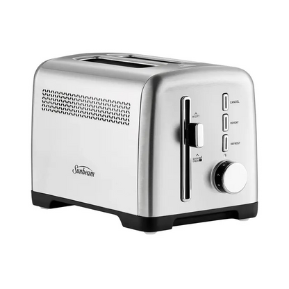 Sunbeam 2 Slice Toaster | Stainless Steel | Nine Browning Settings |