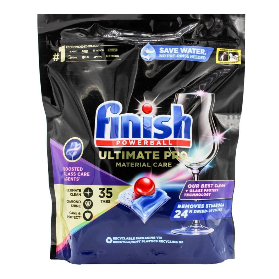 Finish Ultimate Pro Dishwashing Tablets | 245 x Powerball Dishwashing Tablets | 7 x 35 Pack