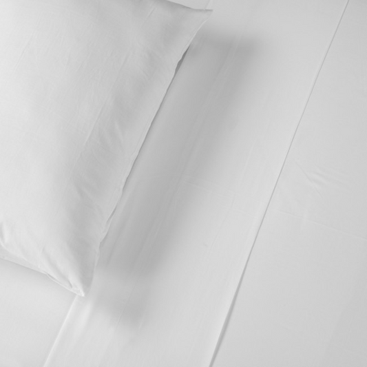 Jason Commercial Cotton Deluxe Sheets - White | AirBNB | Hotel/Motel