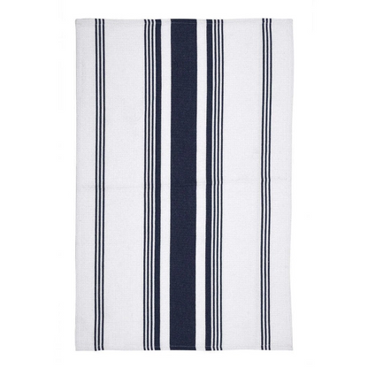 J.Elliot Home Eleanor Tea Towel | 50x70cm | Cotton Kitchen Tea Towel | Rectangle Cloth Navy | 6Pk